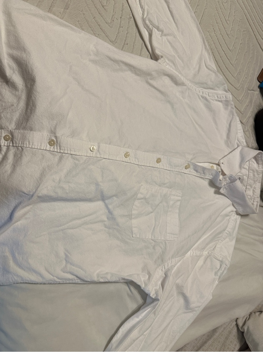 Goodfellow & Co White Casual Button-Down Shirt